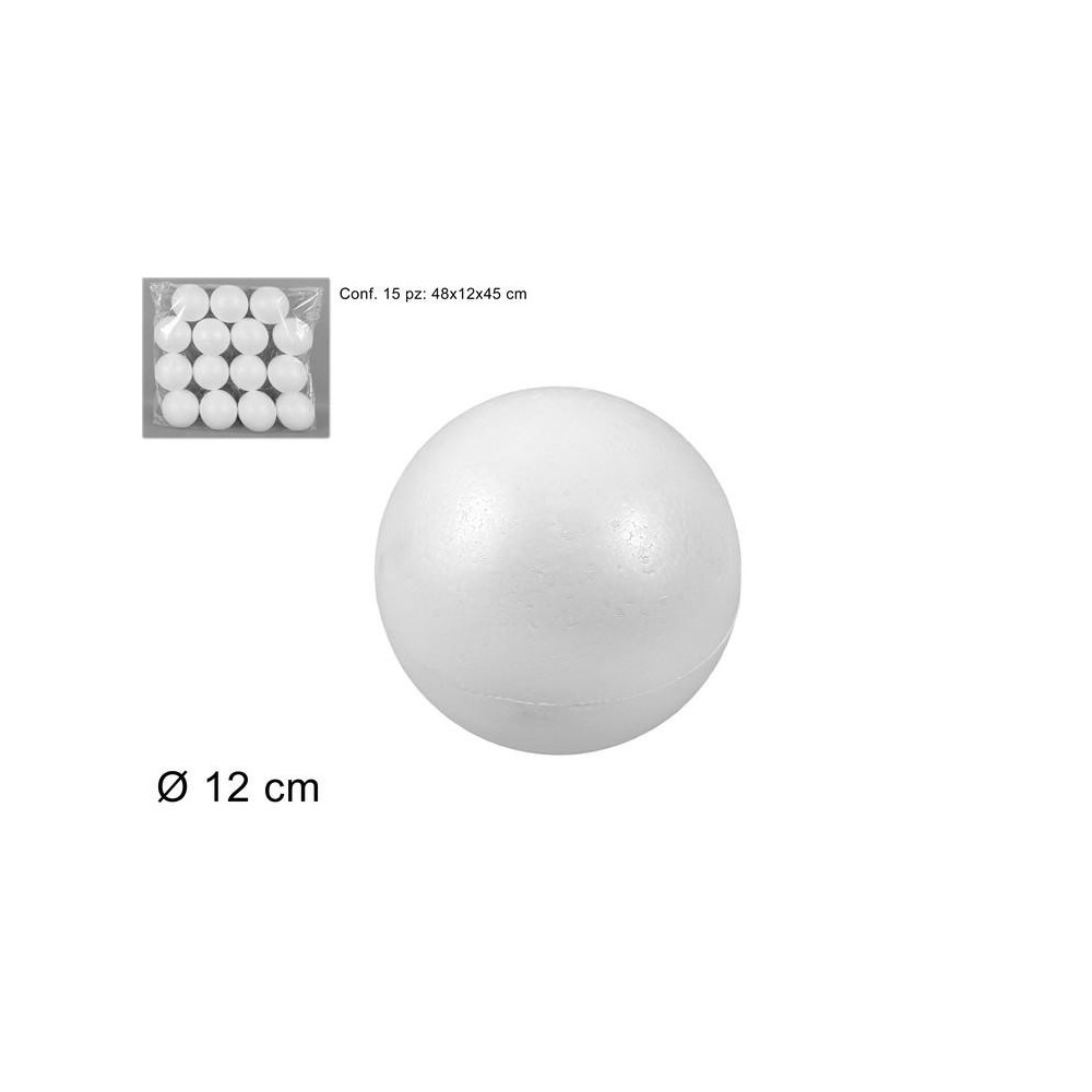 PALLE POLISTIROLO 12 CM.